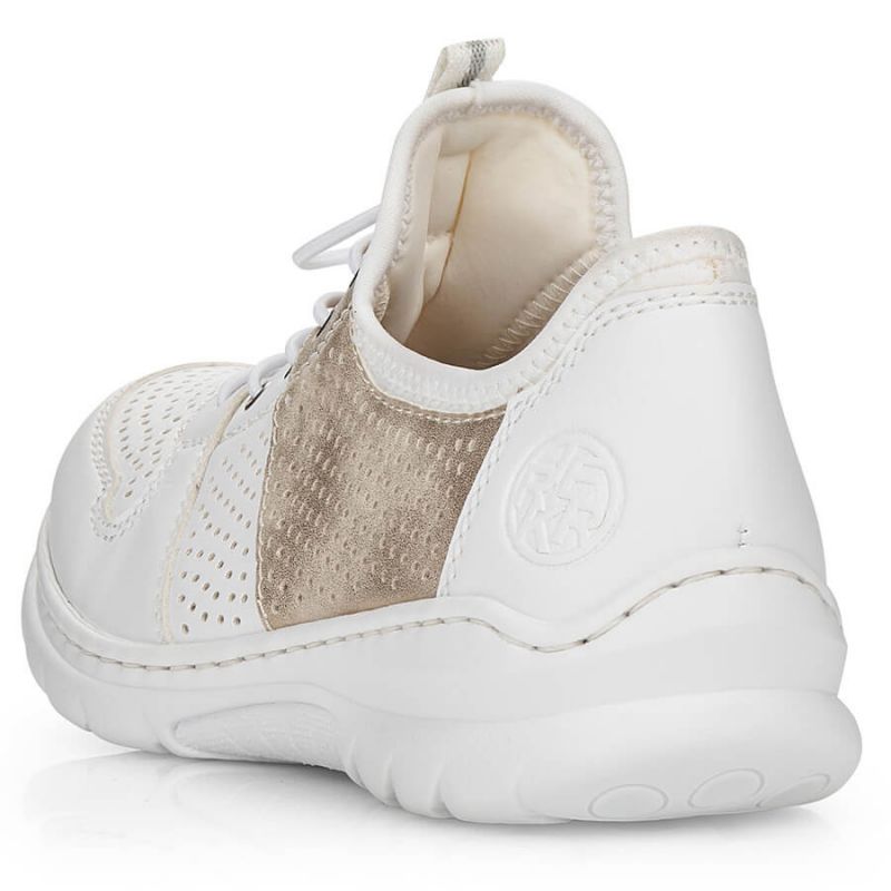 Comfortable Rieker W L3254-80 white shoes