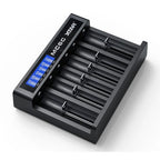 XTAR CHARGER FOR CYLINDRICAL LI-ION 18650 BATTERIES - 6 CHANNELS MC6C Baterie, akumulatorki i ładowarki/Ładowarki akumulatorowe (bez akumulatorków) Your Sports Performance