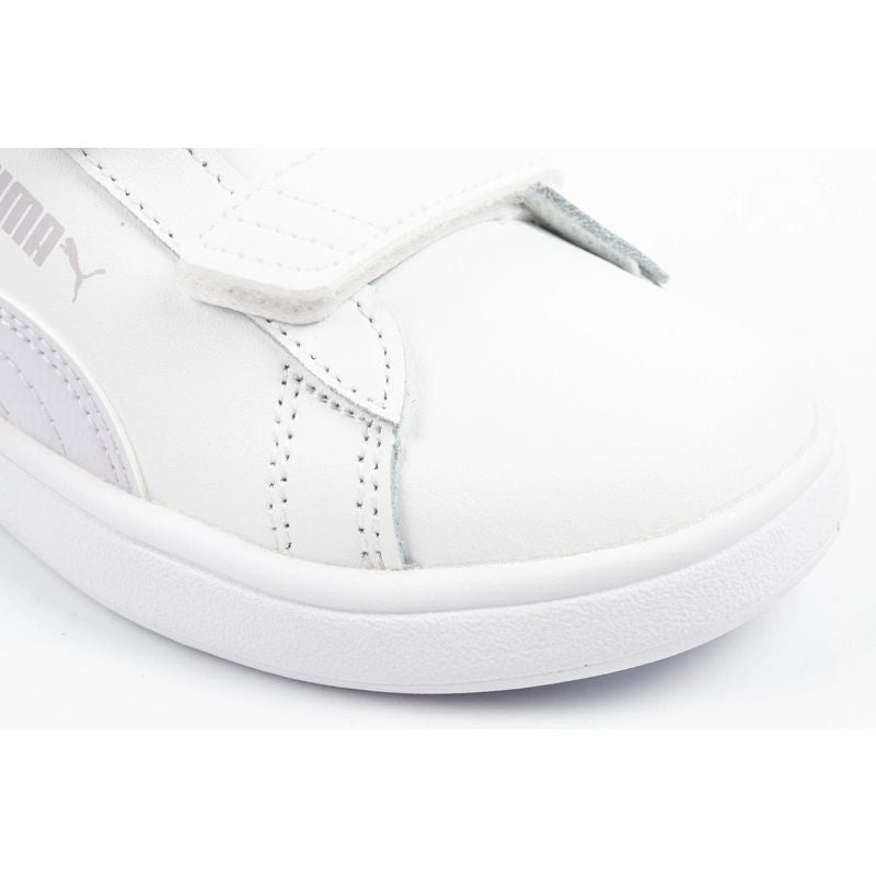 Puma Smash 3.0 children's sports shoes sneakers white leather fashionable Puma
