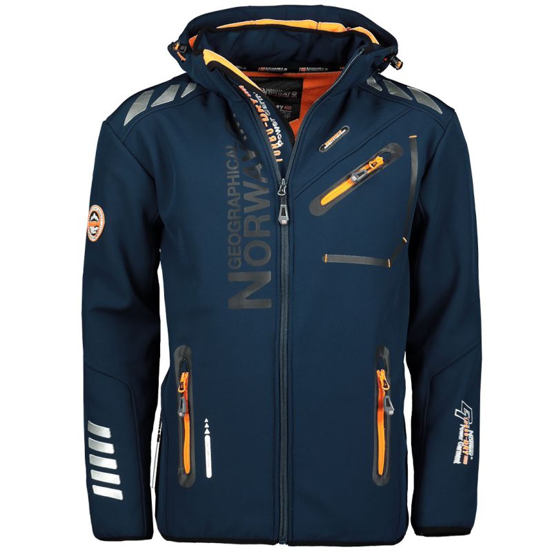 Men’s Softshell Jacket Geographical Norway ROYAUTE MEN ASS A BS2 056 (WT1804H/GN-NAVY / ORANGE)