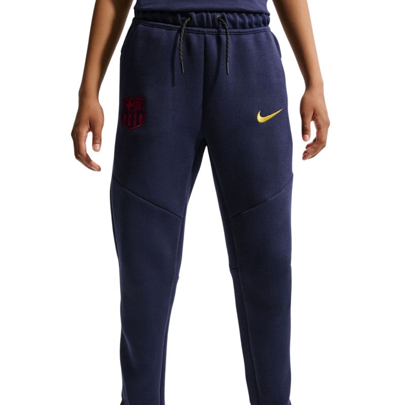 Nike FC Barcelona Tech Fleece Kids' Pants Navy Blue II3728 498