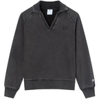 Champion Women's Polo Neck Sweatshirt Gray 118366 KK001 In preparation Your Sports Performance