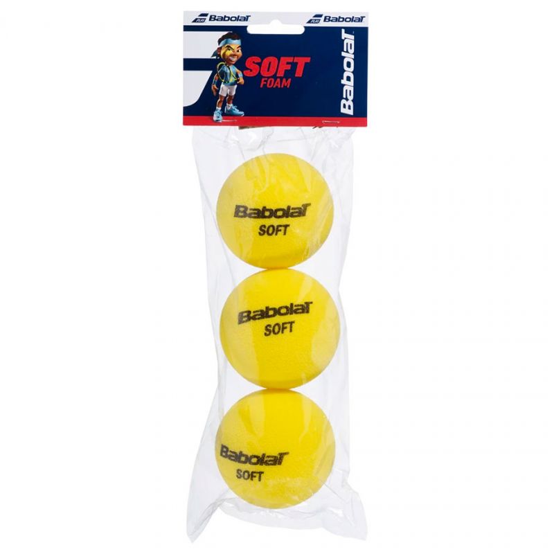Babolat Soft Foam tennis balls 3 pcs 501058 Accessories/Balls/Tennis Your Sports Performance