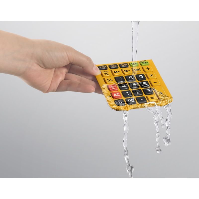 CASIO WATERPROOF OFFICE CALCULATOR WM-320MT-S, 12-digit display, Removable keyboard, 108.5x168.5, Water and dirt resistance level: IP54 In preparation Your Sports Performance
