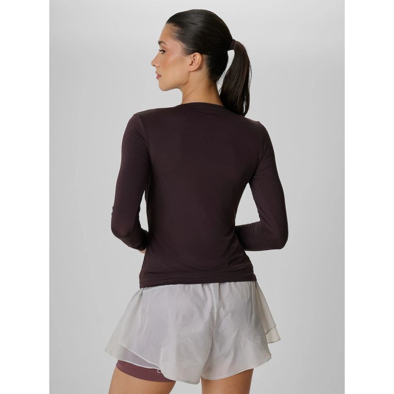 Women's training longsleeve slim quick-drying 4F 4FRAW26TFLOF0733-80S