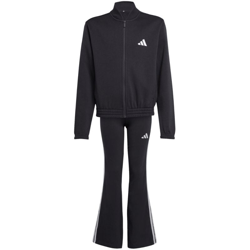 adidas Junior Girls Glam Tracksuit Black JL7474 In preparation Adidas