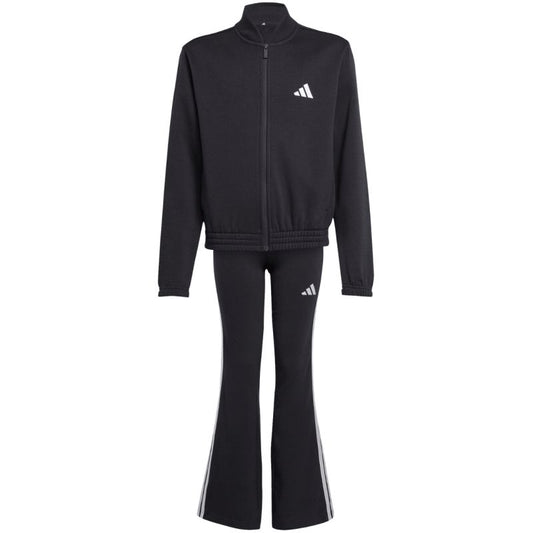 adidas Junior Girls Glam Tracksuit Black JL7474