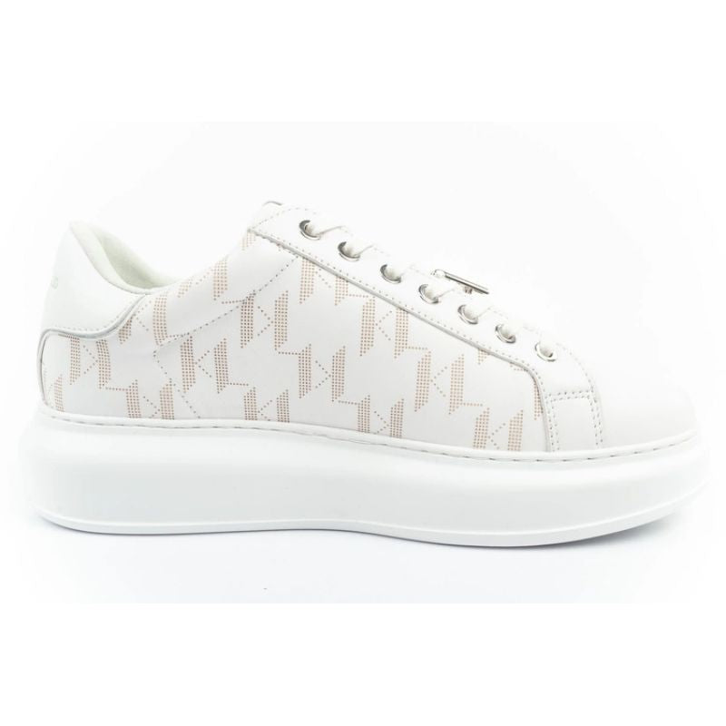 Karl Lagerfeld Kapri men's shoes sneakers natural leather white In preparation Your Sports Performance