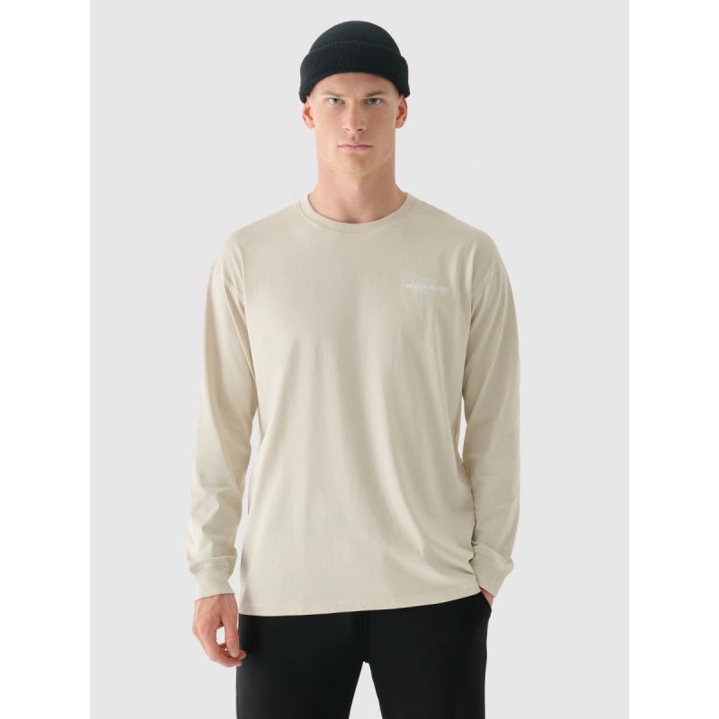 Men's oversized longsleeve with print 4F 4FRAW24TLONM502-12S 4f