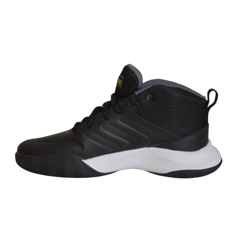 Adidas Ownthegame Kids Wide Cblack/Hireye/Onix Basketball Shoes - EF0308 Obuwie/Buty do koszykówki męskie/Adidas Your Sports Performance