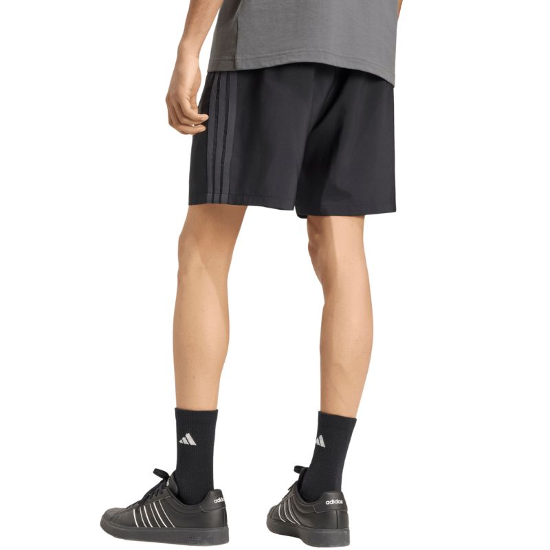 Men's adidas Essentials 3-Stripes Chelsea Lite Woven Shorts Black KY4148