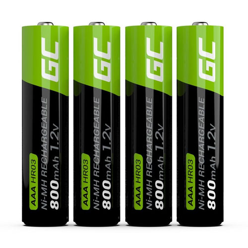 GREEN CELL BATTERIES 4X AAA R3 800MAH Baterie, akumulatorki i ładowarki/Akumulatorki Your Sports Performance