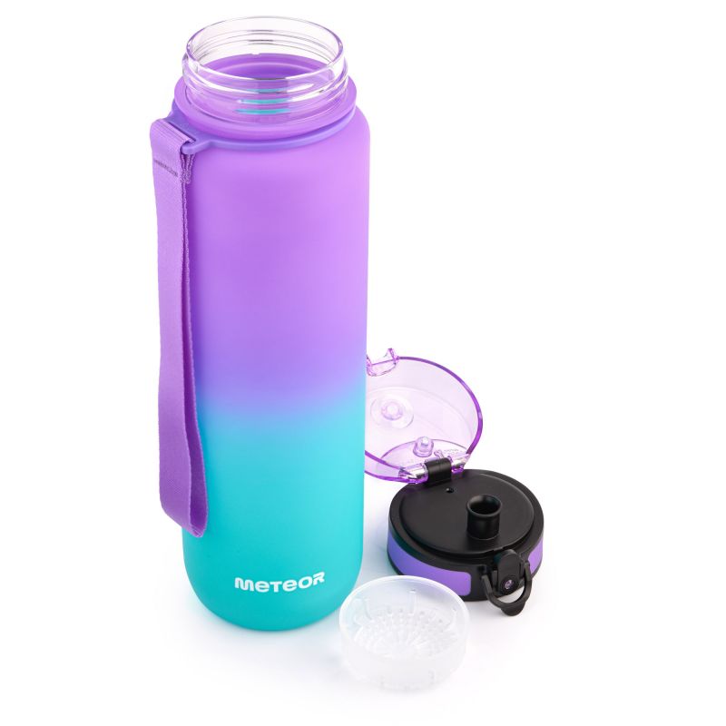 Meteor Bottle 1000 ml 17664 purple/blue Accessories/Training equipment/pozostałe Your Sports Performance
