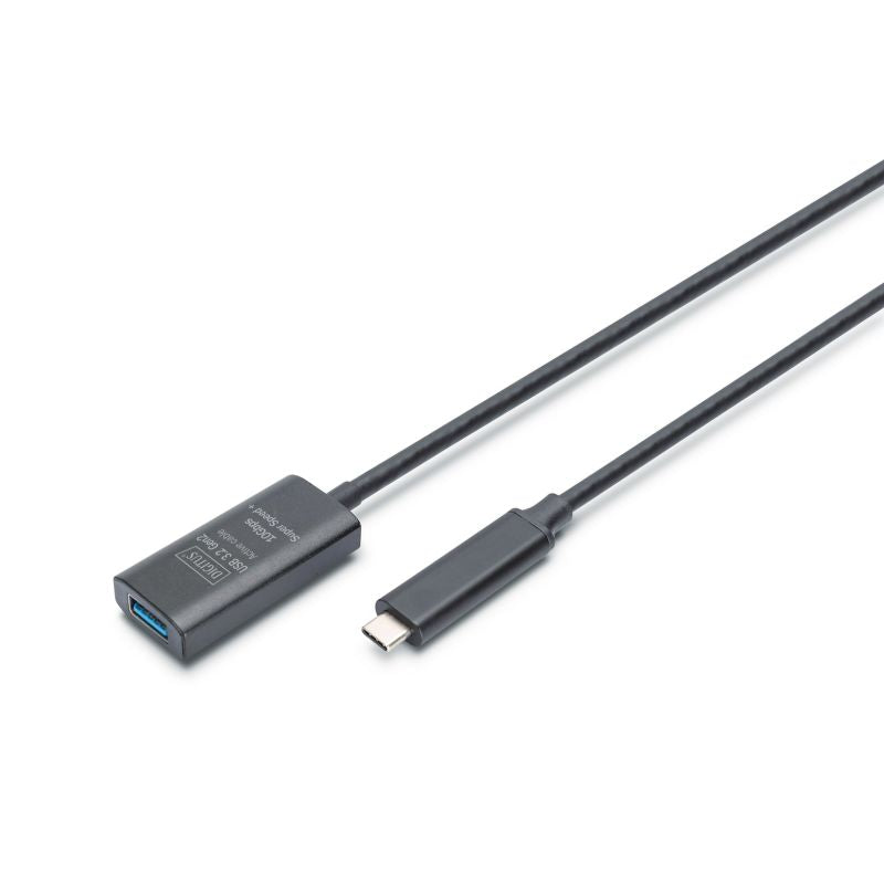 Digitus Active USB 3.2 Gen2 10G Extension Cable, USB-C - USB-A, 5m Kable i adaptery/Kable USB Your Sports Performance