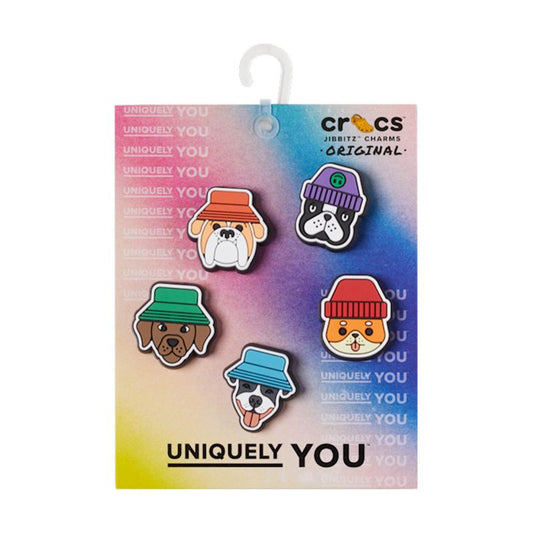 Crocs Jibbitz™ Dogs In Hats 5 Pack Pins 10012184 Accessories/Shoe accessories/Przypinki Crocs