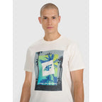 Men's regular printed T-shirt 4F 4FRSS25TTSHM2846-12S 4f