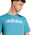 adidas Essentials Single Jersey Linear Embroidered Logo Tee M IJ8655 Clothing/Training Adidas