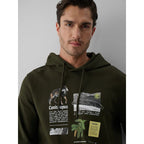 Men's regular hooded sweatshirt 4F 4FRAW26TSWSM3162-43S