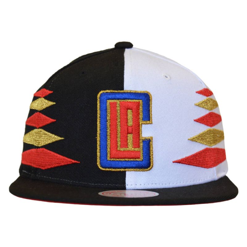 Mitchell & Ness NBA Diamond Cut Los Angeles Clippers Cap - HHSS1093-LACYYPPPBKWH Odzież/Czapki/Czapki z daszkiem Your Sports Performance