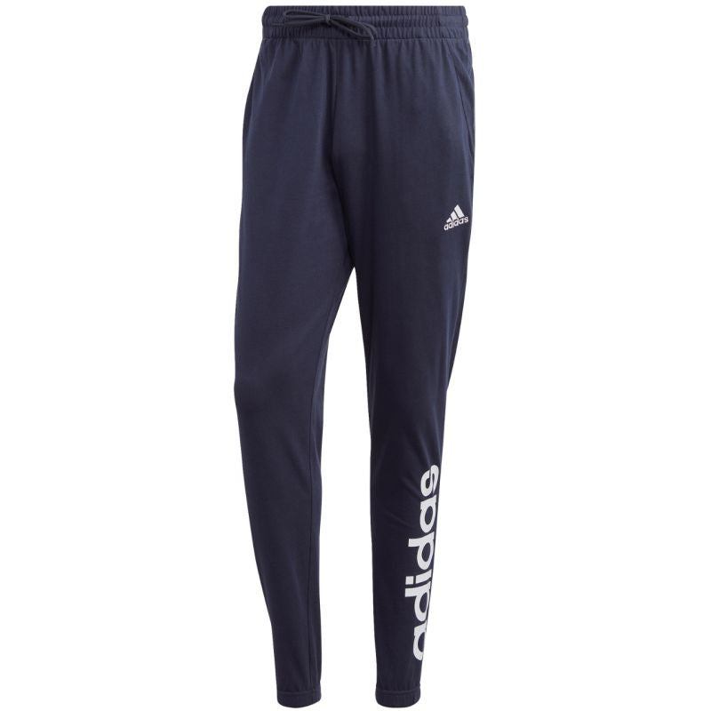 adidas Essentials Single Jersey Tapered Elasticized Cuff Logo M IC0056 pants Clothing/Training Adidas