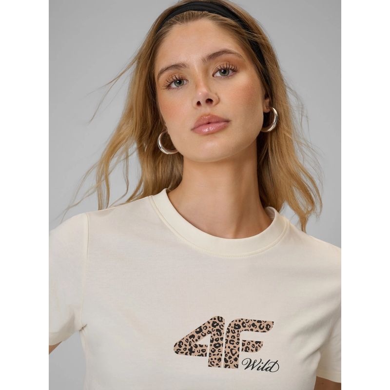 Women's regular printed T-shirt 4F 4FRSS26TTSHF4422-12S 4f