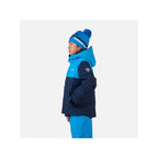 ROSSIGNOL Boy Siz Quilted Jkt Children's Ski Jacket Navy Blue