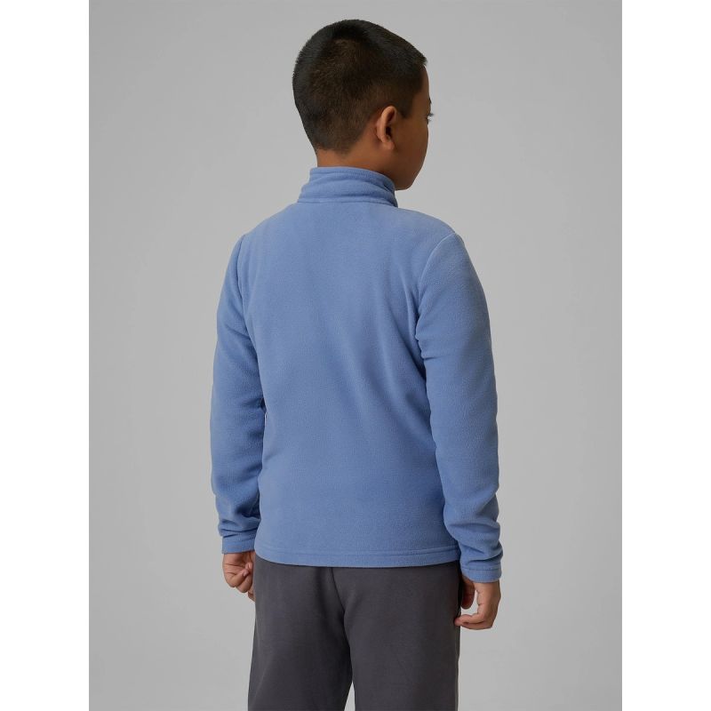 Regular fleece without hood for boys 4F 4FJRSS26TFLEM508-32S 4f