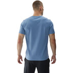 Men's T-shirt 4F M2961 denim 4FWAW25TTSHM2961 32S In preparation Your Sports Performance