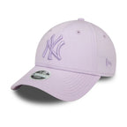 New Era 9FORTY NY New York Yankees Women's League Essential Lilac Women's Baseball Cap - 60424627 Odzież/Czapki/Czapki z daszkiem Your Sports Performance