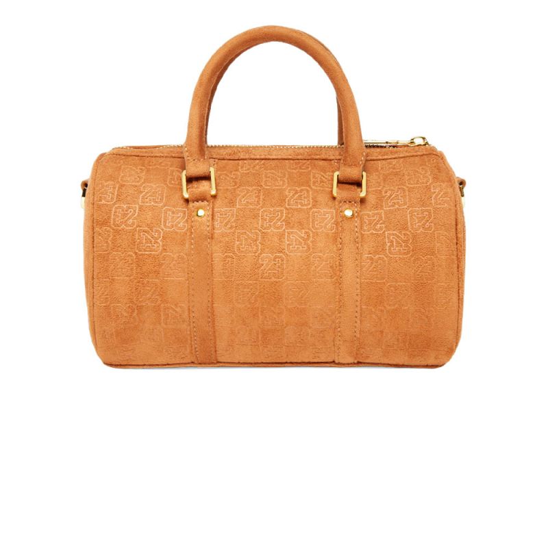 Women's Air Jordan Suede Monogram Mini Duffel 3L Cognac - MA09209-X6X