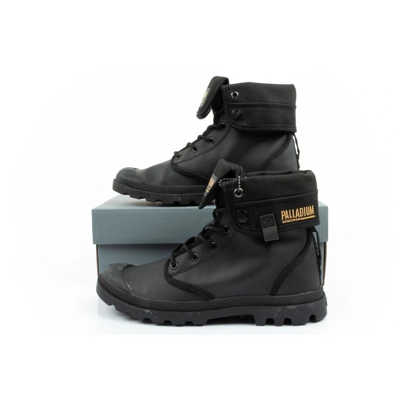 Palladium Women's Baggy Coated High Top Sneakers Fashionable Black In preparation Your Sports Performance