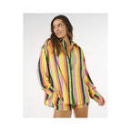 RIP CURL Neon Stripe Relaxed Shirt Multicolor
