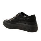 Lee Cooper women's sports shoes sneakers black platform lace Lee Cooper