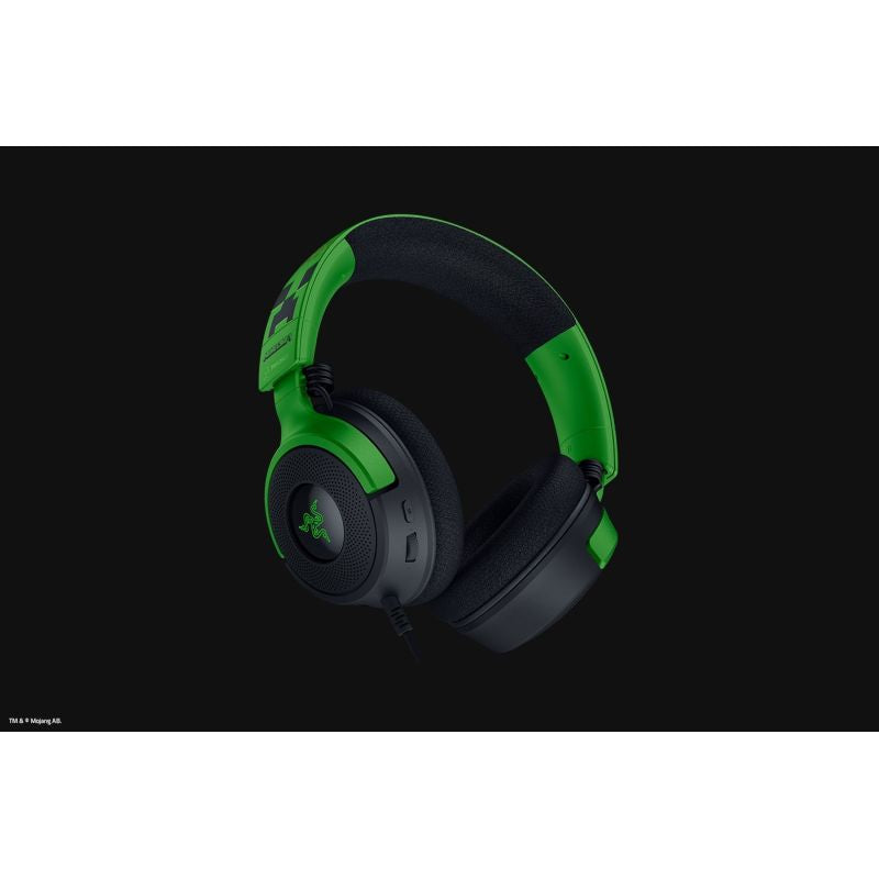 Razer Gaming Kraken V4 X Wired Over-Ear Headset with Microphone Minecraft Edition Gaming PC/Słuchawki Your Sports Performance