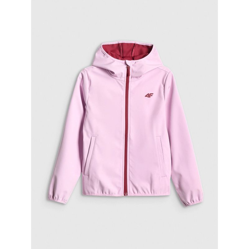 Girls' softshell jacket, windproof membrane 5000, 4F 4FJWSS26TSOFF478-47S 4f