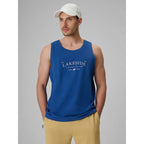 Men's regular sleeveless shirt with print 4F 4FRSS26TSLEM331-033S 4f