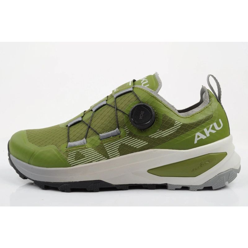 Aku men's trial trekking shoes Furiosa BOA Gore-tex Vibram fashionable green To be categorized Your Sports Performance