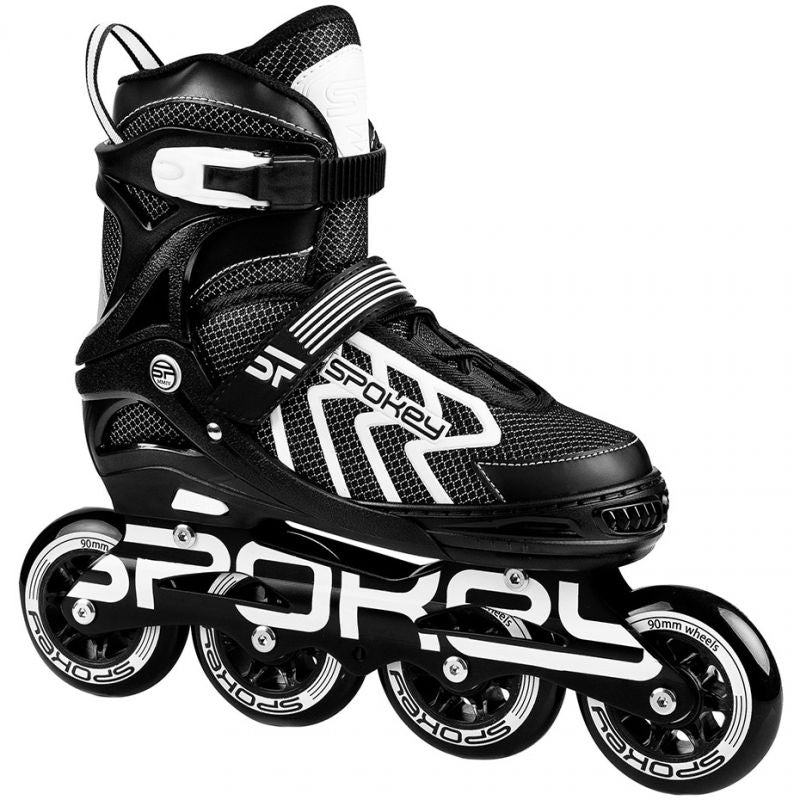 Inline skates Spokey Khan Bk / Wh Jr 927032-927033 Accessories/Skating/Rolki (pozostałe) Your Sports Performance