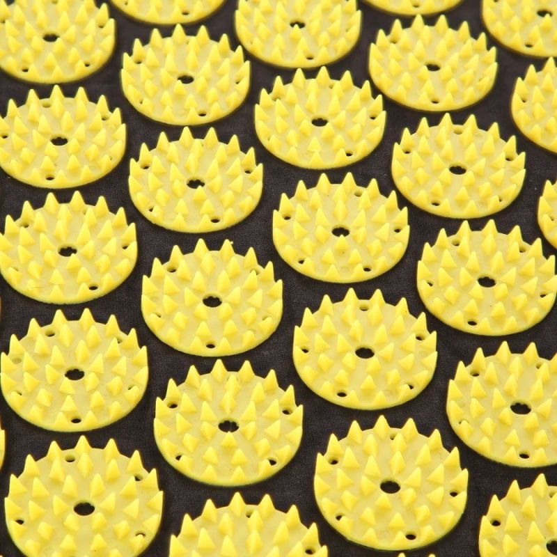 HMS AKM04 Premium Acupressure Mat, Black, Set with Pillow In preparation Your Sports Performance