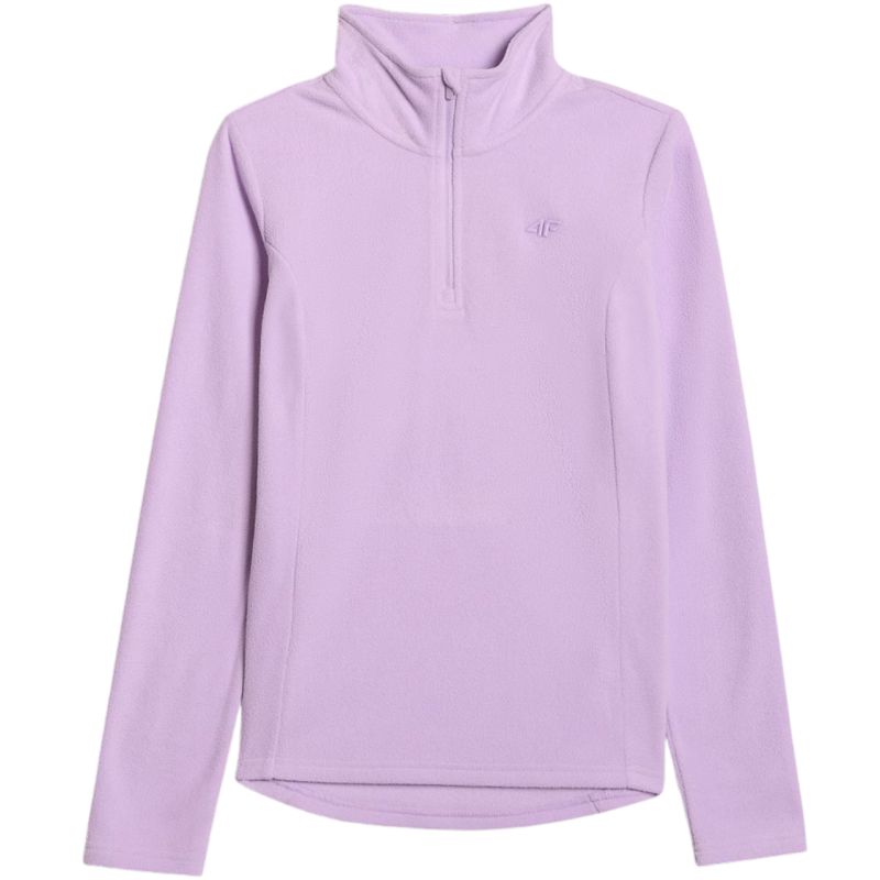 Women's fleece sweatshirt 4F F069 light purple 4FWAW25UFLEF069 52S In preparation Your Sports Performance
