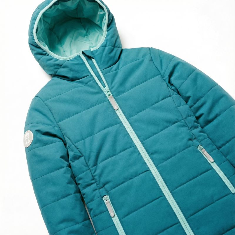 Trollkids Girls Stavanger Coat winter blue insulated hooded jacket (219-323) Trollkids
