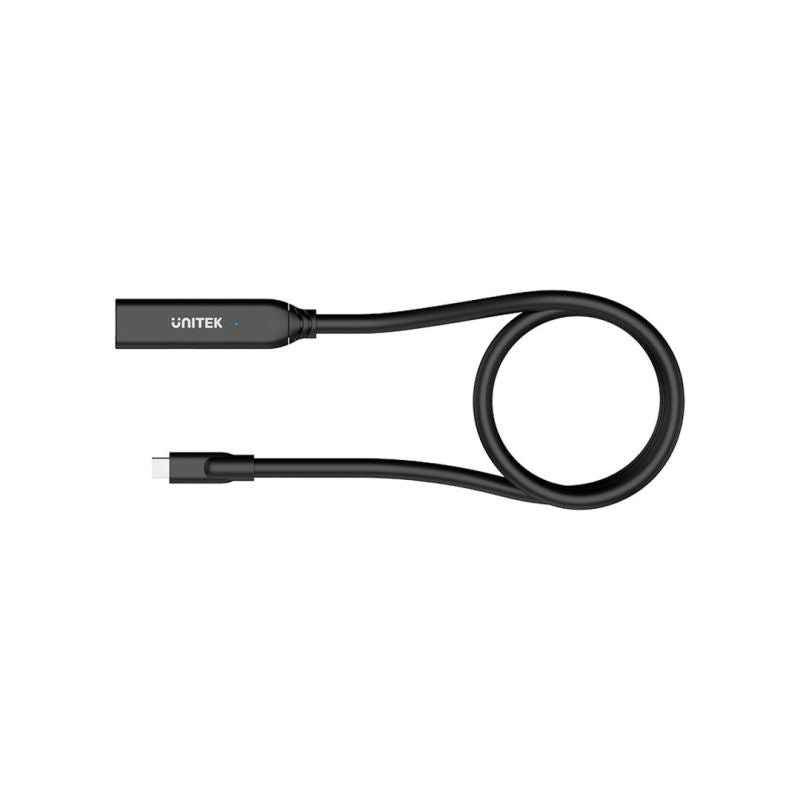 UNITEK USB-C EXTENSION CABLE 10GBPS, 5M, BLACK Kable i adaptery/Kable USB Your Sports Performance