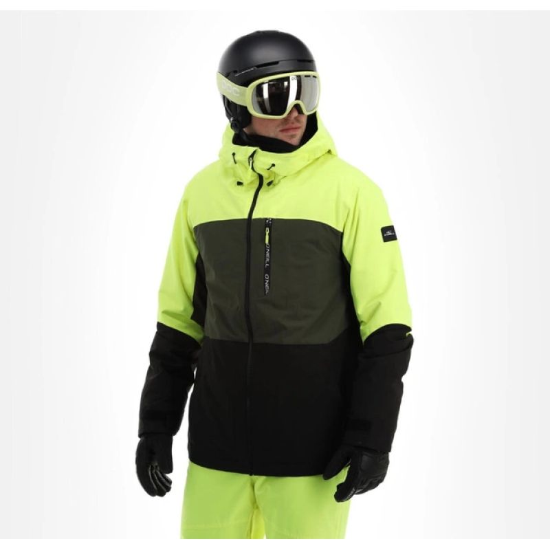 O'neill Men's Winter Sports Jacket Carbonite Snowboard Skis 10K Green Black To be categorized Your Sports Performance