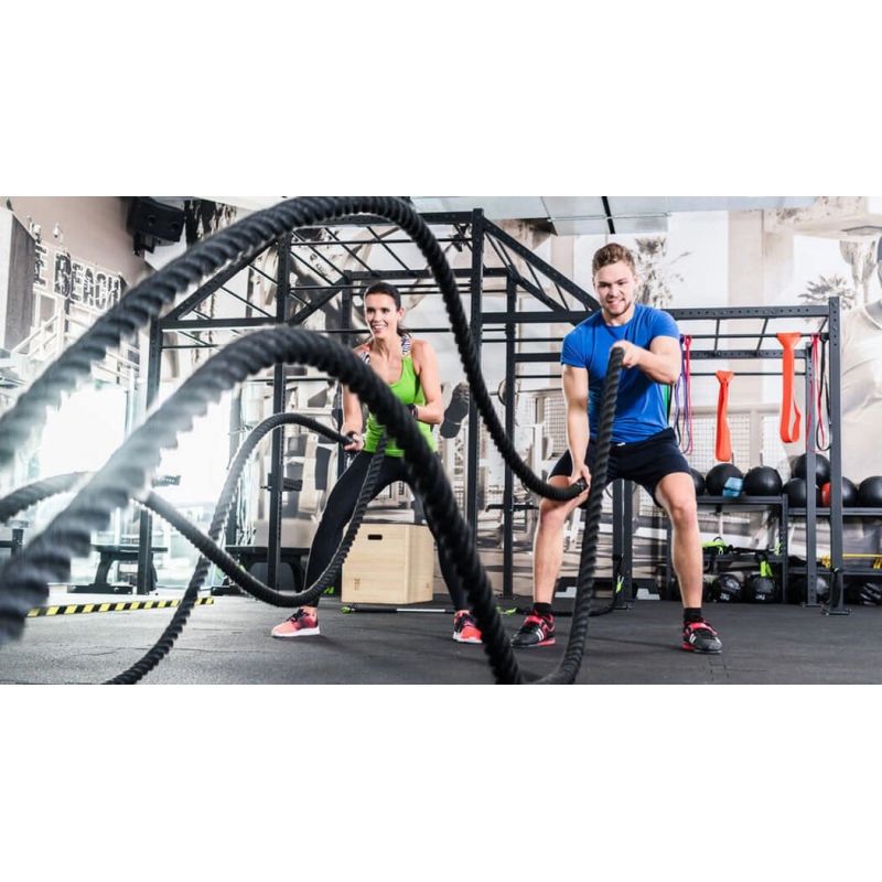Battle Rope for Cross Training 35mm 15M Liny treningowe - Power Rope Your Sports Performance