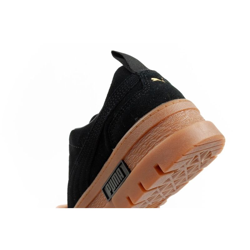 Puma Mayze women's sports shoes Sneakers platform black fashionable leather In preparation Your Sports Performance