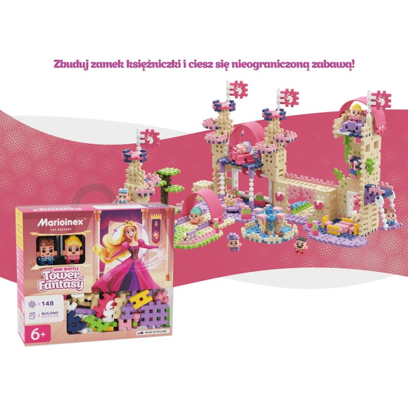 MARIOINEX Mini Waffle Princess Tower of Fantasy, 148 pieces To be categorized Your Sports Performance