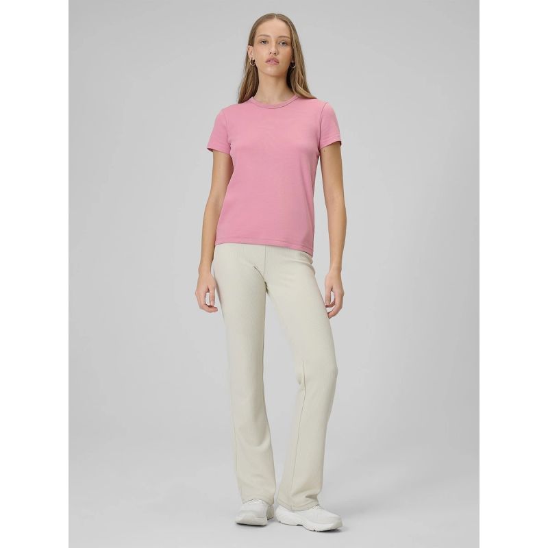 Women's slim plain T-shirt 4F 4FRAW25TTSHF3623-56S 4f