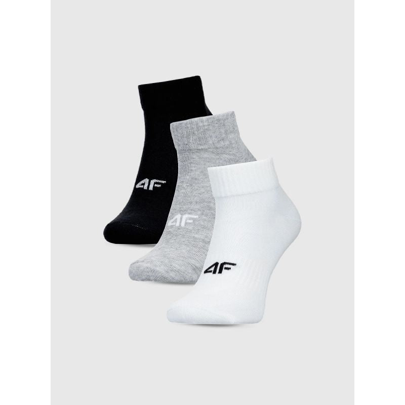 Men's casual ankle socks (SET OF 3) 4F 4FWMM00USOCM440-94S *Kategoria tymczasowa Your Sports Performance