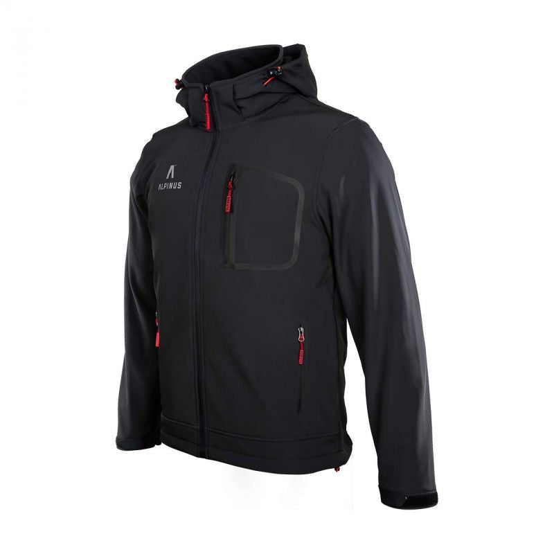 Alpinus Stenshuvud softshell jacket black BR43371