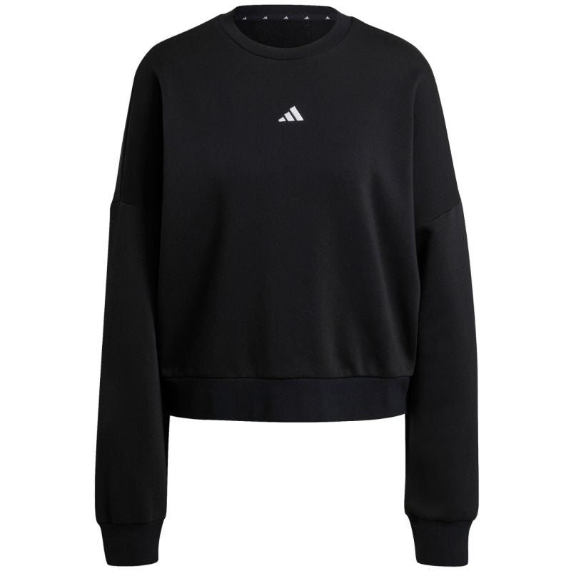adidas Essentials Small Logo Feelcozy Women's Sweatshirt Black JC5932